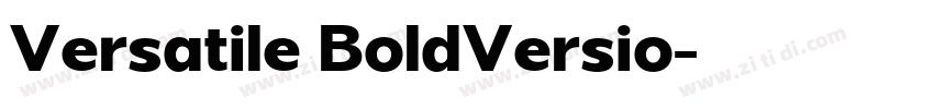 Versatile BoldVersio字体转换 Versatile BoldVersio字体转换
